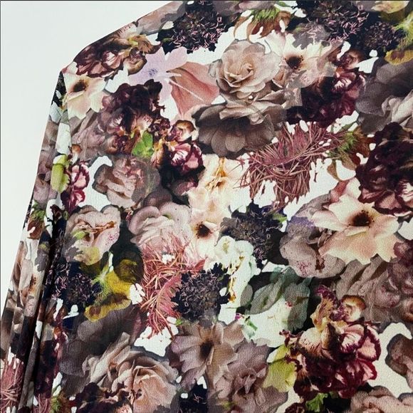 & OTHER STORIES Floral Long Sleeve Mini Dress - Picture 6 of 12